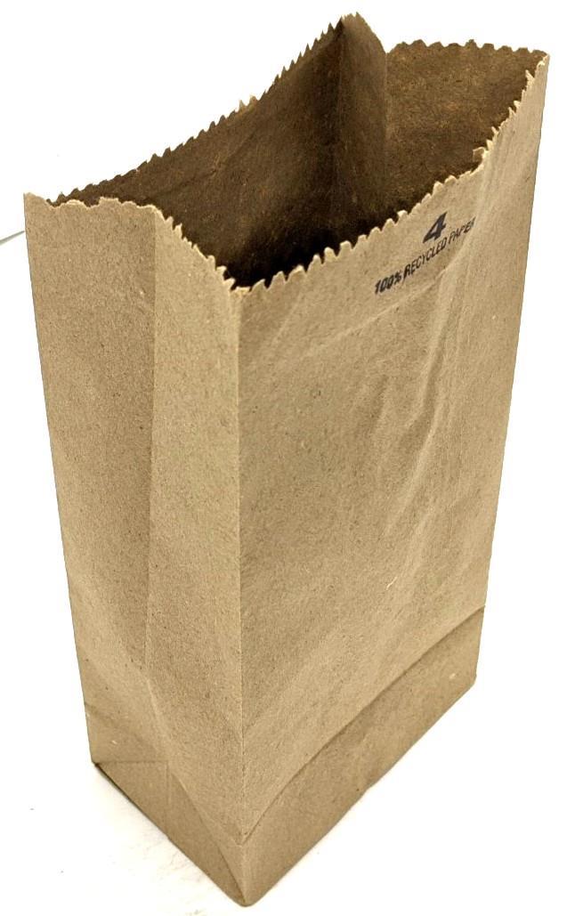 4 Brown Craft Paper Bag